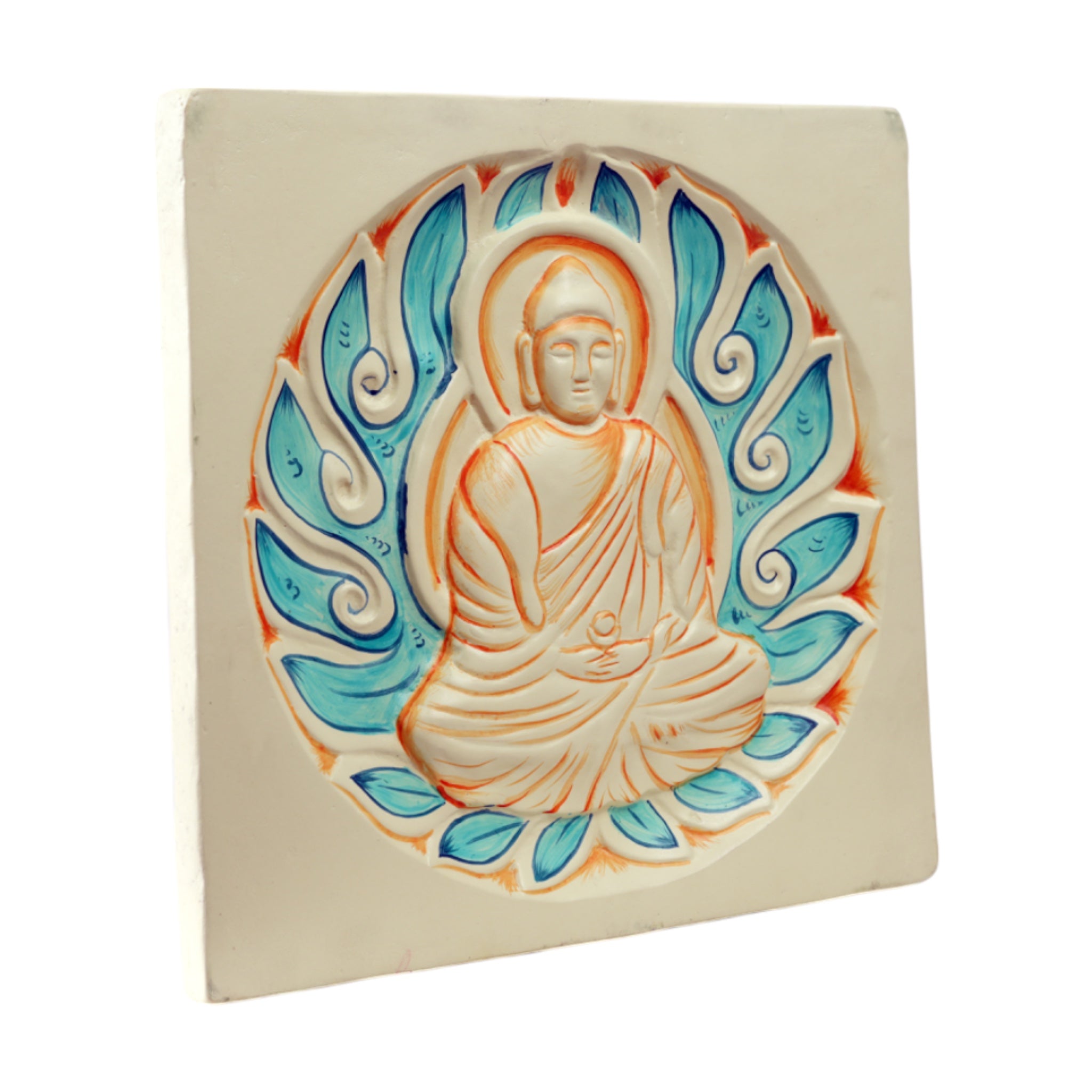 Buddha Wall Hanging – Handpainted Meditation Decor