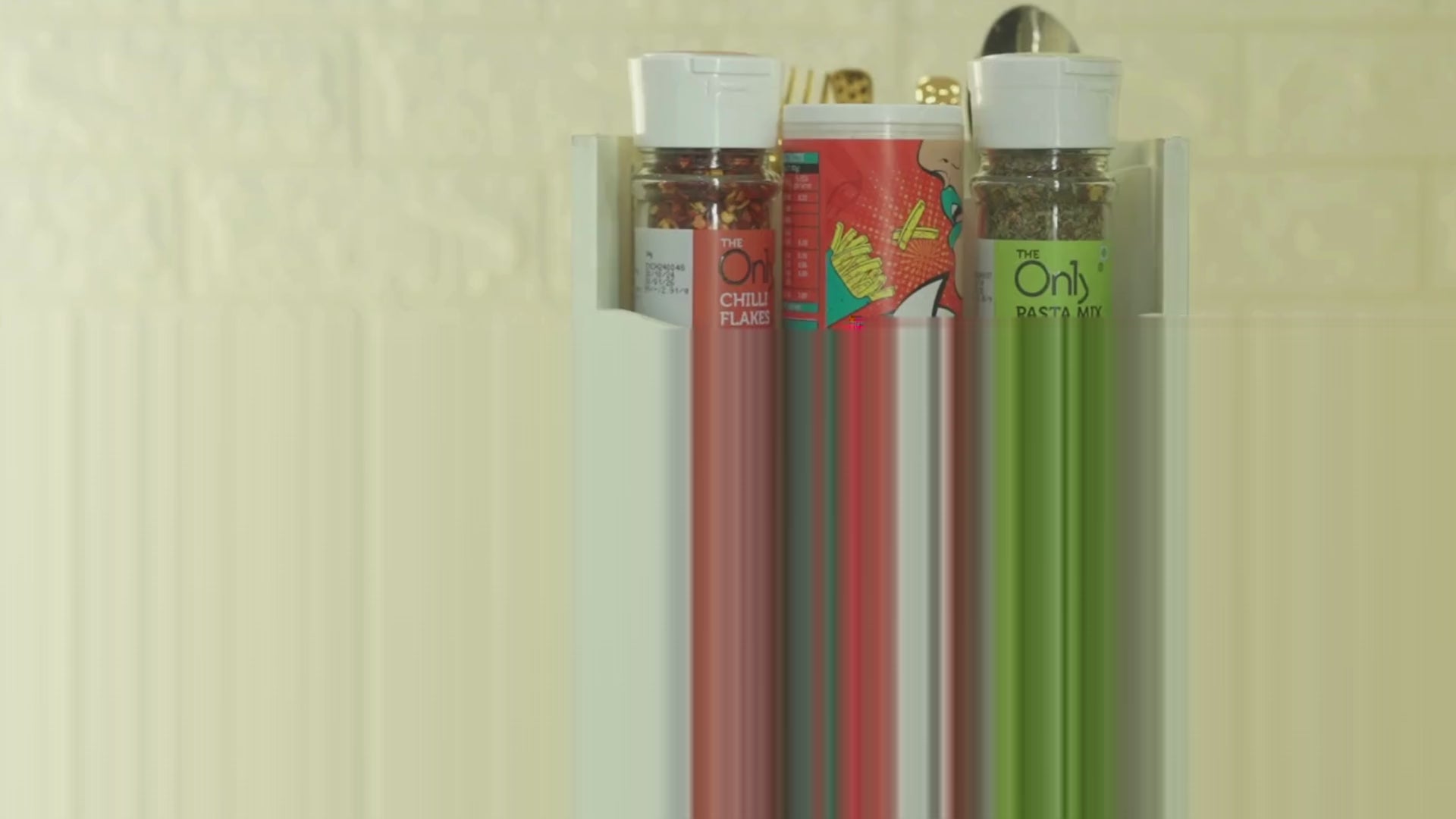 Tropical Cutlery & Utensil Holder – Handmade Wooden Kitchen Organizer